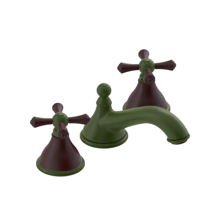 Rubinet Widespread Lav. Set. (less drain) Green Envy