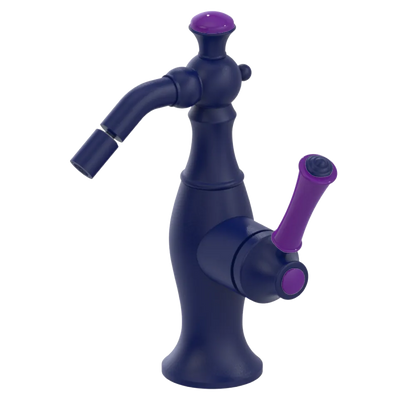 Rubinet Single Control Bidet Fitting (less drain) Midnight Blue