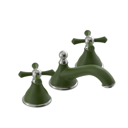 Rubinet Widespread Lav. Set. (less drain) Green Envy