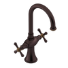 Rubinet Single Hole Dual Handle Lav. Set. (less drain) Oil Rubbed Bronze