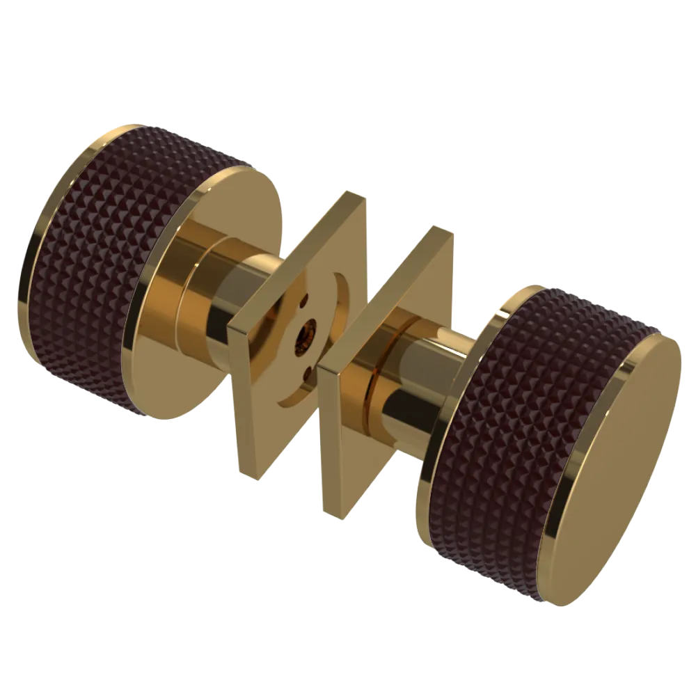 Rubinet Shower Door Knob (set) Gold