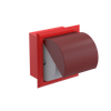 Rubinet RECESSED TOILET PAPER HOLDER Red