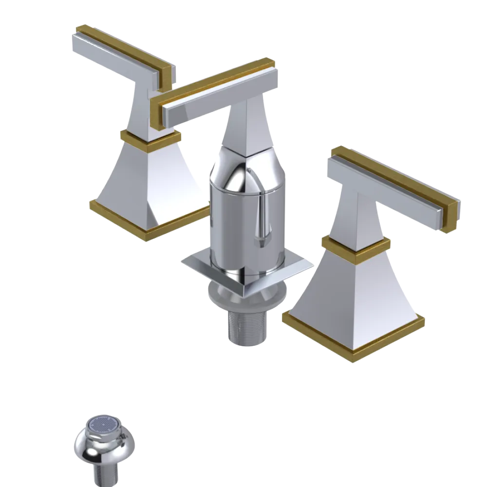 Rubinet Bidet Fitting with Spray, Diverter, and Vacum Breaker (Less Drain) Chrome