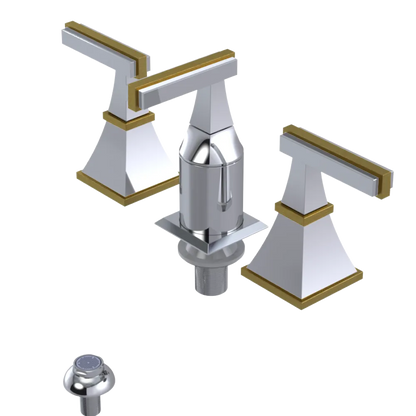Rubinet Bidet Fitting with Spray, Diverter, and Vacum Breaker (Less Drain) Chrome