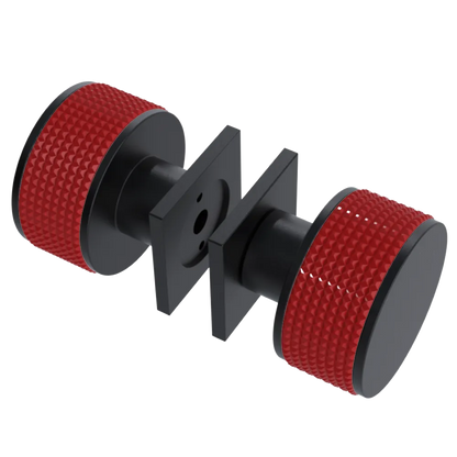 Rubinet Shower Door Knob (set) Matt Black