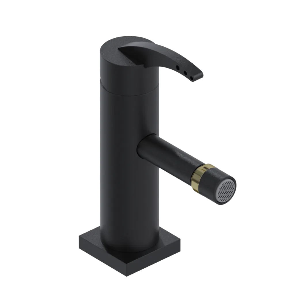 Rubinet Single Control Bidet Fitting (less drain) Matt Black