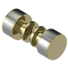 Rubinet Shower Door Knob (set) Natural Brass