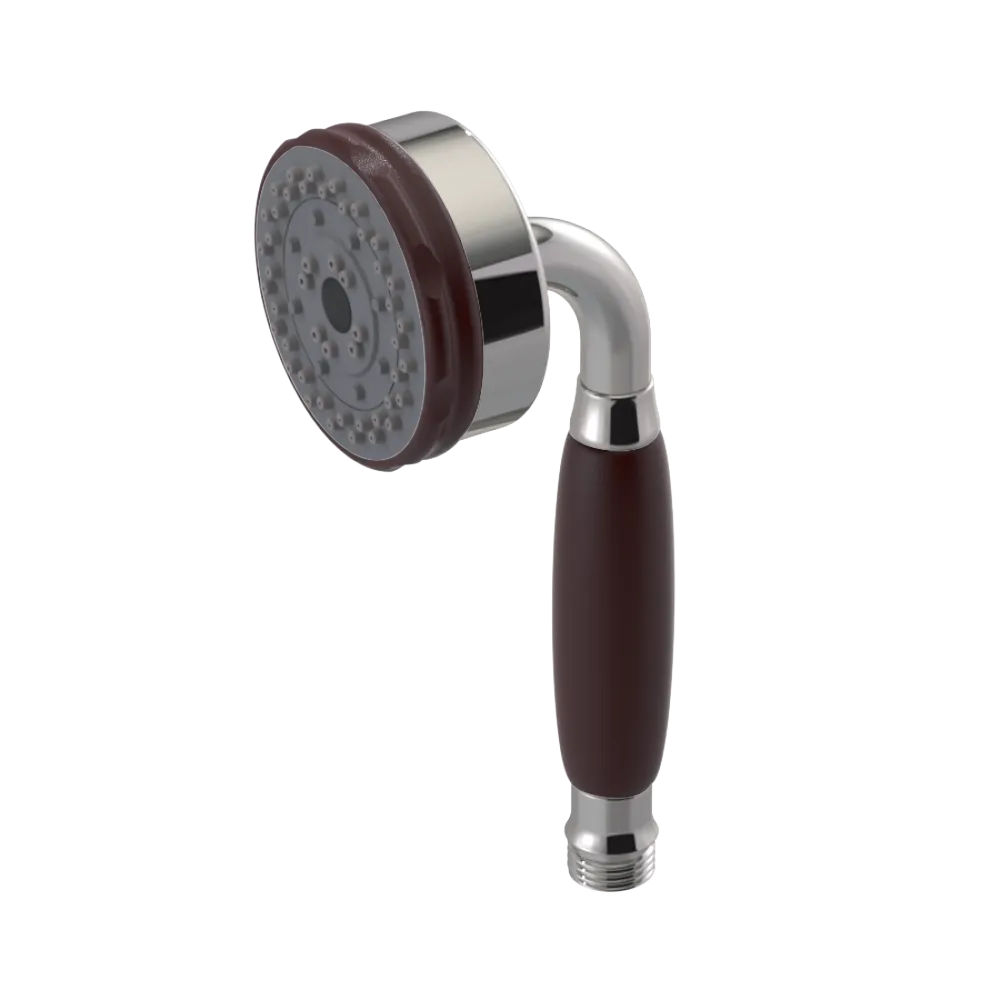 Rubinet 3 Function Hand Held Shower Only Polished Nickel