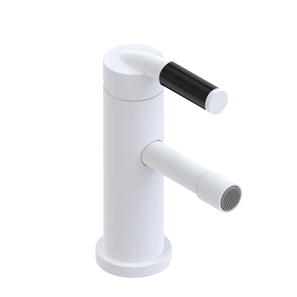 Rubinet Single Control Bidet Fitting (less drain) Matt White