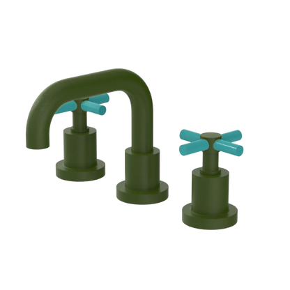 Rubinet Widespread Lav. Set. (less drain) Green Envy