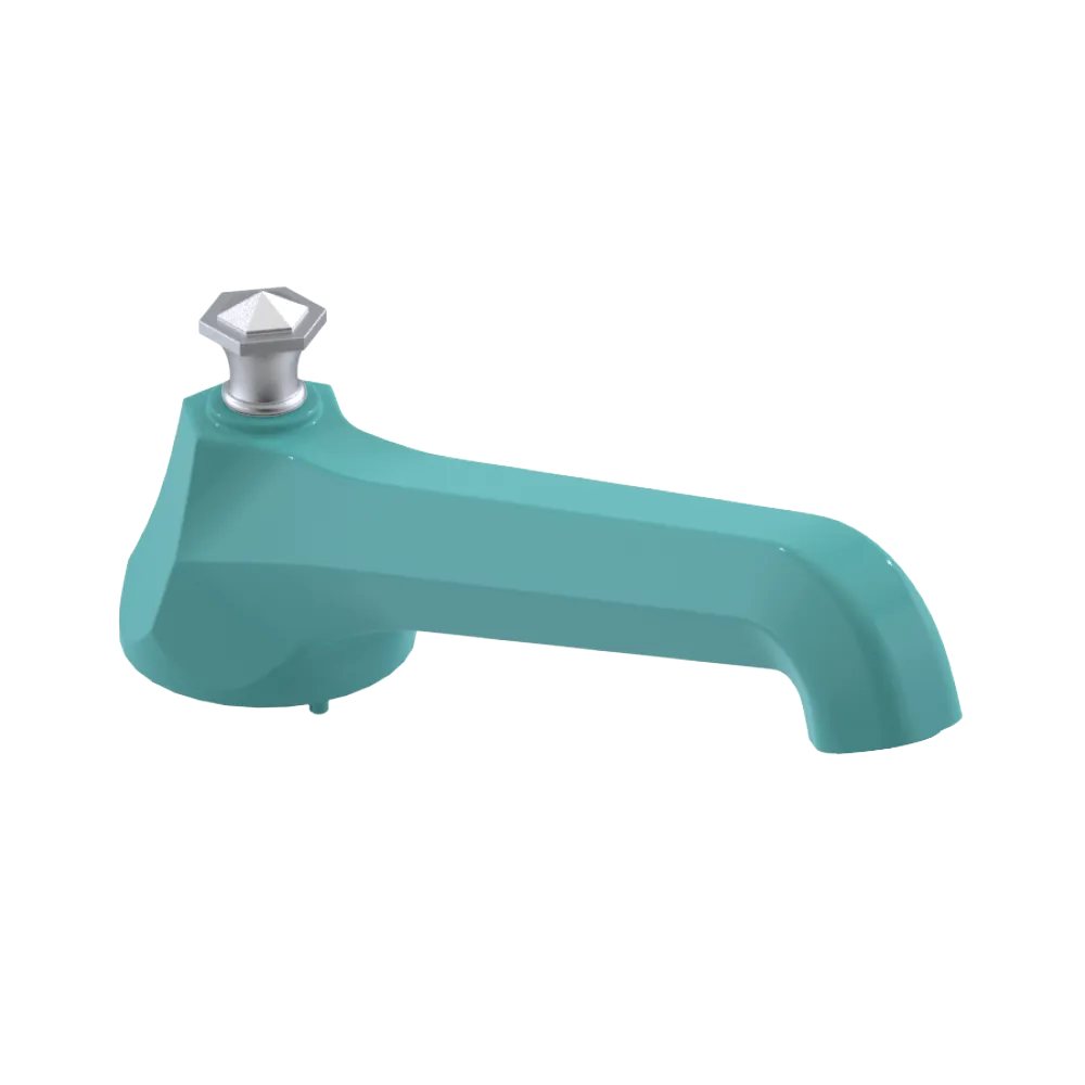 Rubinet Tub Filler Spout Deck Mount Aqua