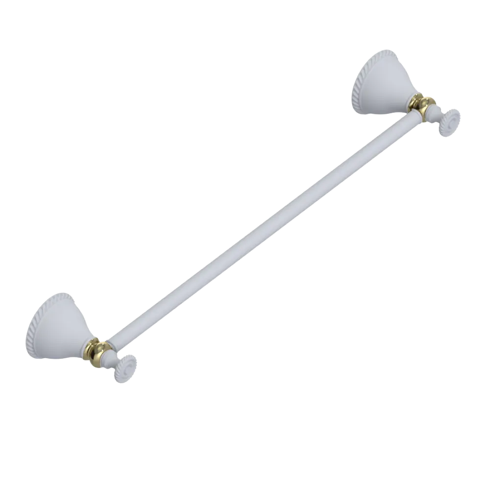 Rubinet Towel Bar 24" Matt White