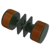 Rubinet Shower Door Knob (set) Green Envy