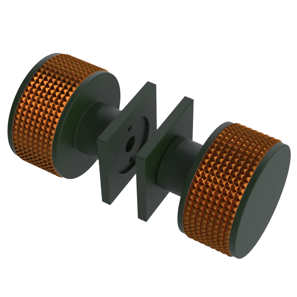 Rubinet Shower Door Knob (set) Green Envy