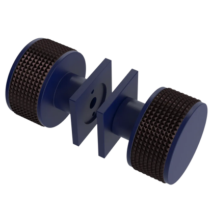 Rubinet Shower Door Knob (set) Midnight Blue