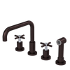 Rubinet Widespread Kitchen Set with Hand Spray Oil Rubbed Bronze