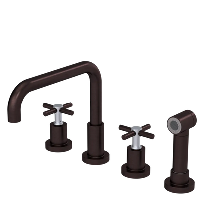 Rubinet Widespread Kitchen Set with Hand Spray Oil Rubbed Bronze