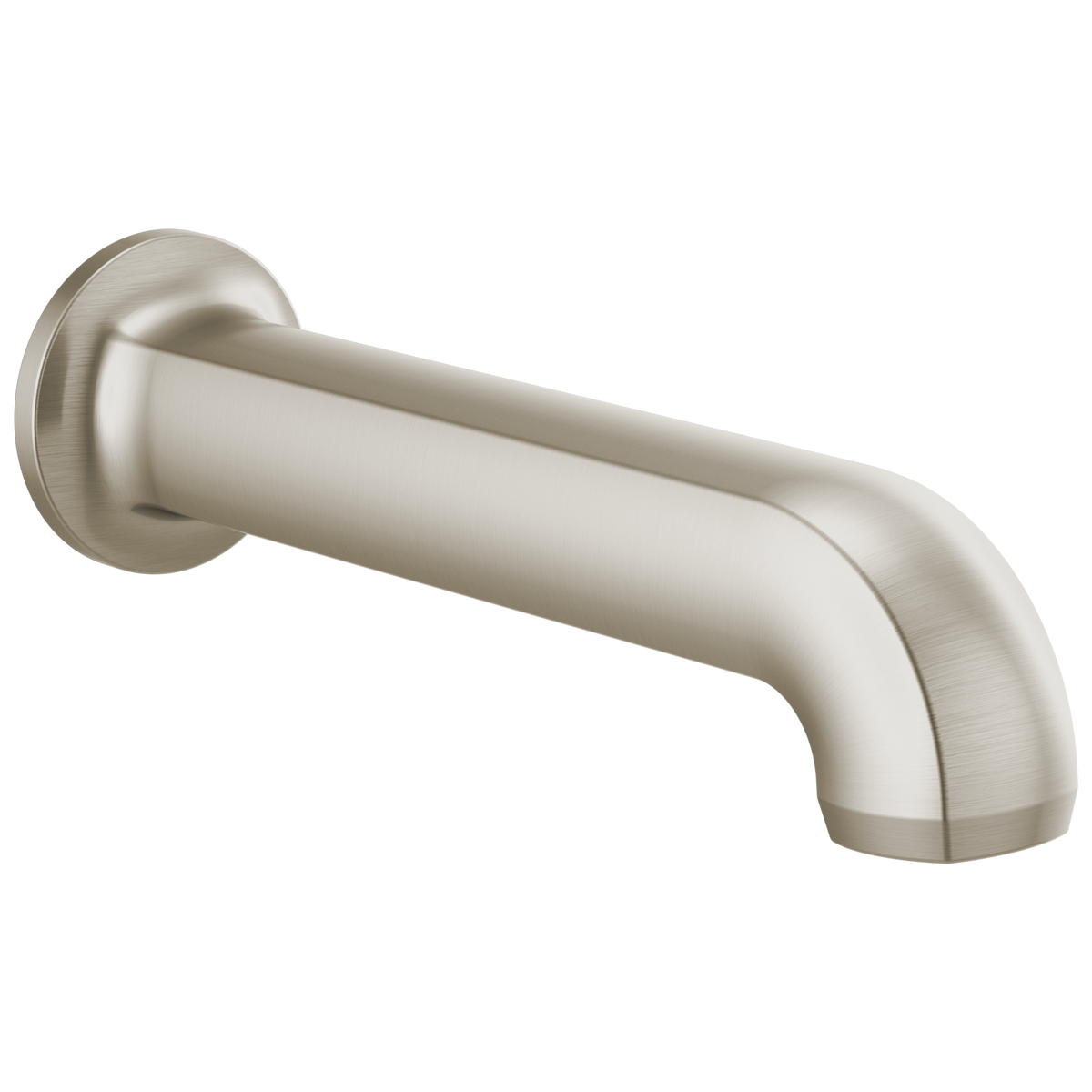 Brizo Non-Diverter Tub Spout - Brilliance® Luxe Nickel®