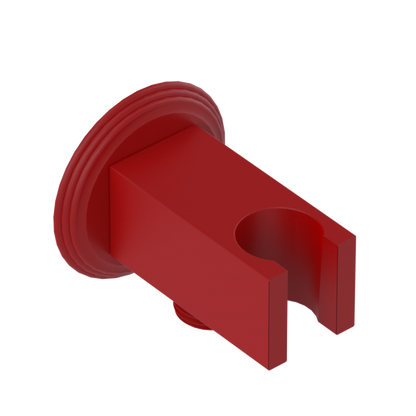 Rubinet Wall Bracket with Integral Supply with 1/2" NPT x 1/2" NPSM x 3" Nipple Maroon