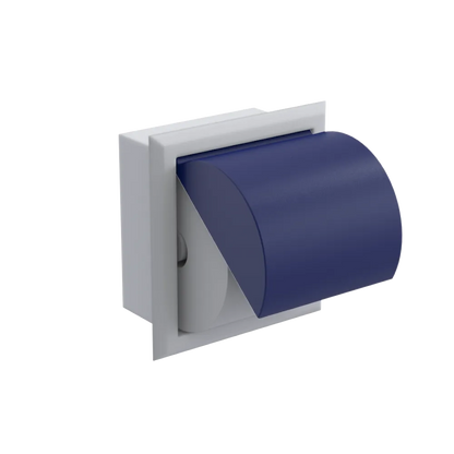 Rubinet RECESSED TOILET PAPER HOLDER Matt White