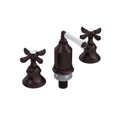 Rubinet Bidet Fitting with Spray, Diverter, and Vacum Breaker (Less Drain) Tuscan Brass