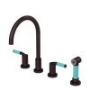 Rubinet Widespread Kitchen Set with Hand Spray Oil Rubbed Bronze