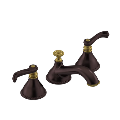 Rubinet Widespread Lav. Set. (less drain) Oil Rubbed Bronze