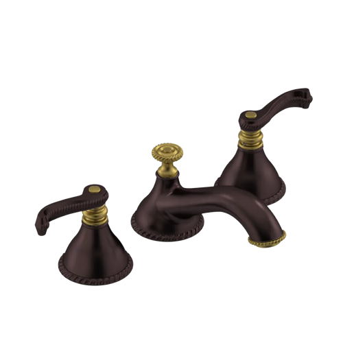 Rubinet Widespread Lav. Set. (less drain) Oil Rubbed Bronze