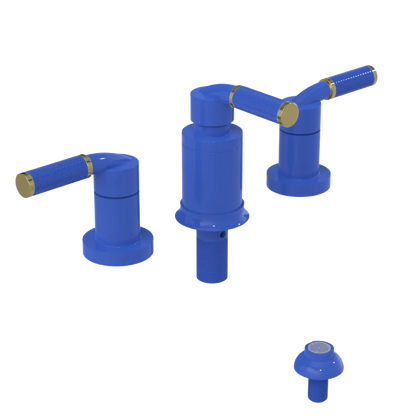 Rubinet Bidet Fitting with Spray, Diverter, and Vacum Breaker (Less Drain) Blu Jean
