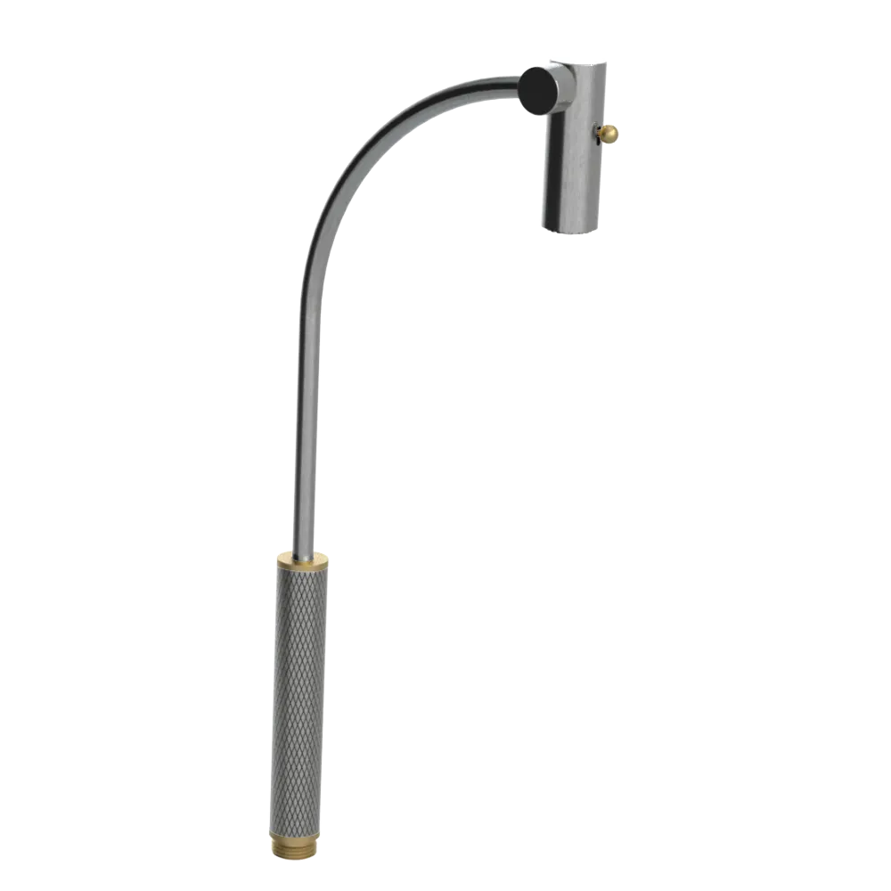 Rubinet Hand Held Shower Bidet Only Satin Nickel