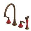 Rubinet Widespread Kitchen Set with Hand Spray Oil Rubbed Bronze