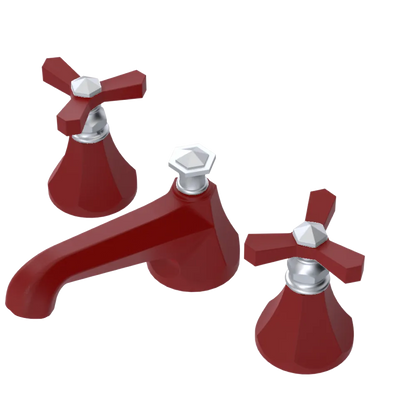 Rubinet Widespread Lav. Set. (less drain) Maroon