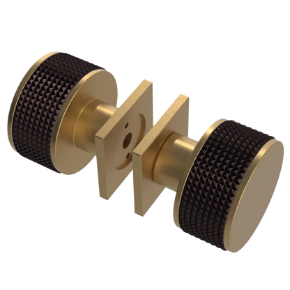 Rubinet Shower Door Knob (set) Satin Gold