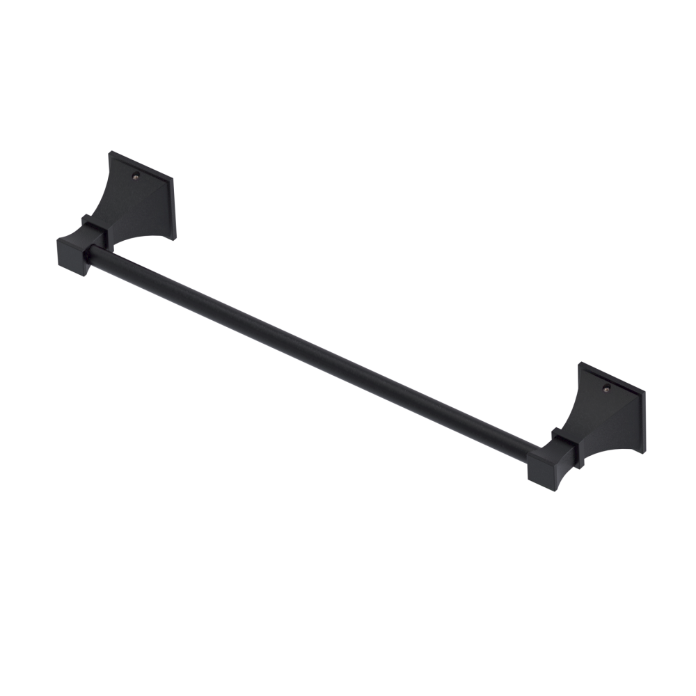 Rubinet Towel Bar 18" Matt Black