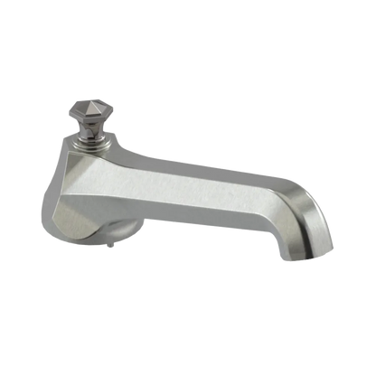 Rubinet Tub Filler Spout Deck Mount Satin Nickel