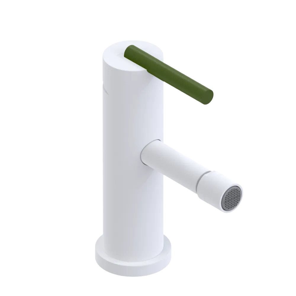 Rubinet Single Control Bidet Fitting (less drain) Matt White