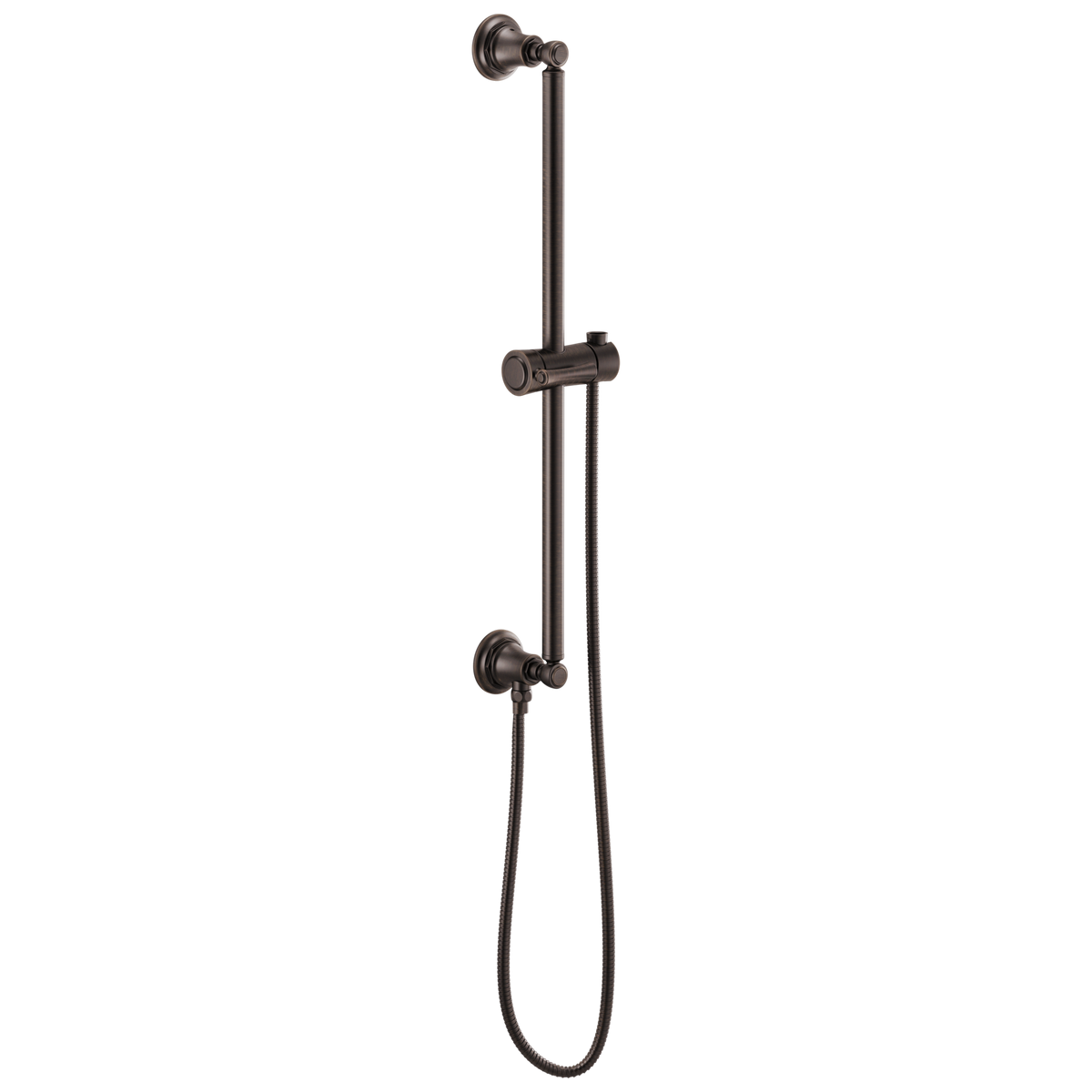 Essential Shower Series Classic Round Slide Bar With Hose - Venetian Bronze®