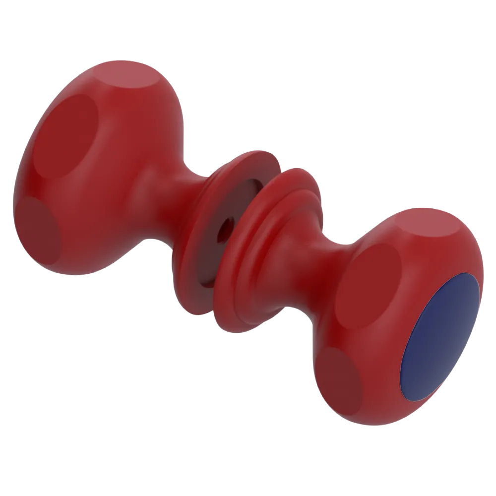 Rubinet Shower Door Knob (set) Maroon