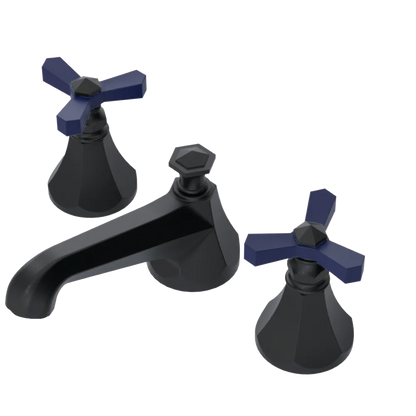Rubinet Widespread Lav. Set. (less drain) Matt Black