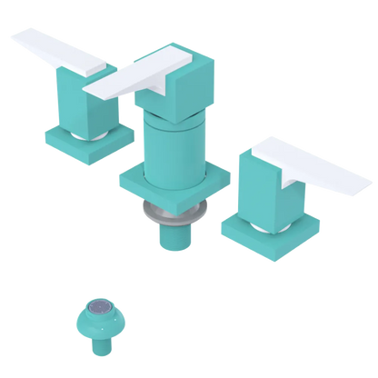 Rubinet Bidet Fitting with Spray, Diverter, and Vacuum Breaker (less drain) Aqua