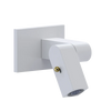 Rubinet Wall Mount Bidet & Foot Rinse with Dual Function Spray White