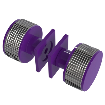 Rubinet Shower Door Knob (set) Purple Haze