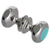 Rubinet Shower Door Knob (set) Polished Nickel