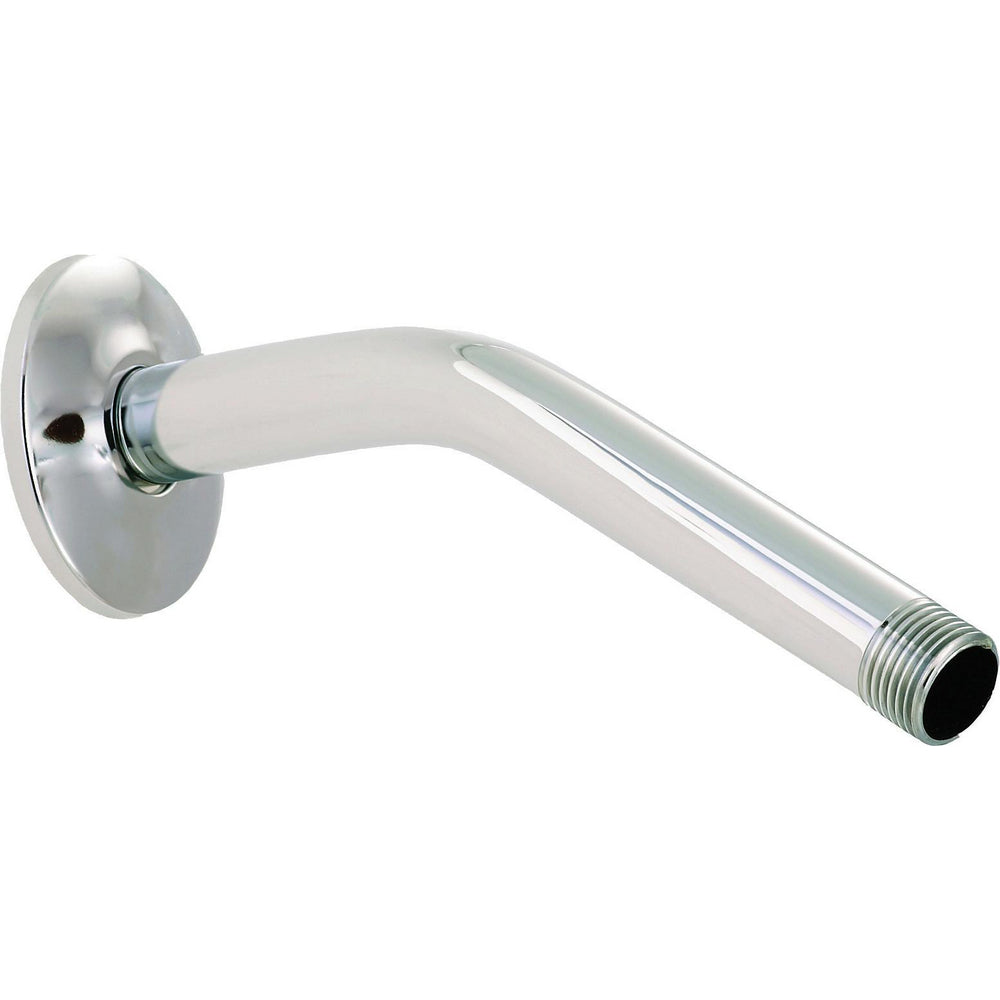 Chrome Shower Arm with Flange, 8 Inch - Chrome