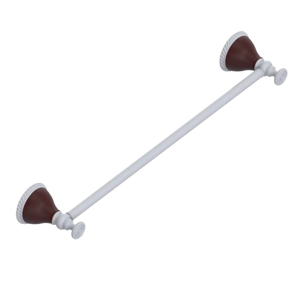 Rubinet Towel Bar 18" White