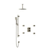 Riobel Equinox Shower Kit Type T/P Double Coaxinal With 4 Body Jets