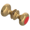 Rubinet Shower Door Knob (set) Satin Gold
