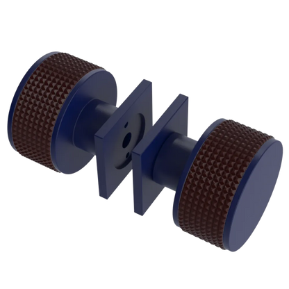 Rubinet Shower Door Knob (set) Midnight Blue