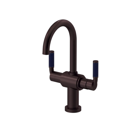Rubinet Single Hole Dual Handle Lav. Set. (less drain) Oil Rubbed Bronze