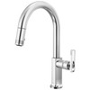 Brizo Pull Down Faucet With Arc Spout Less Handle